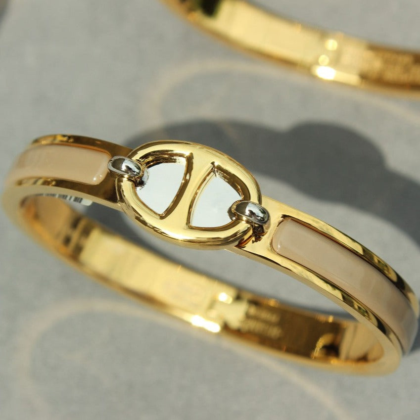 [Love Aura]CLIC CHAINE GOLD BRACELET