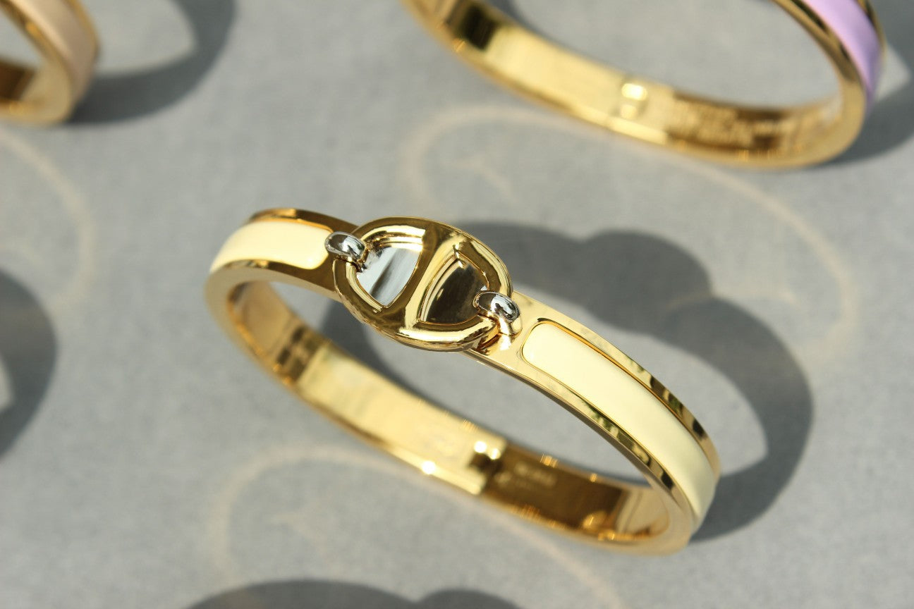 [Love Aura]CLIC CHAINE GOLD BRACELET