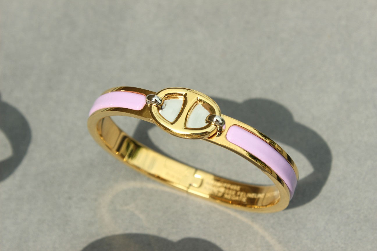 [Love Aura]CLIC CHAINE GOLD BRACELET