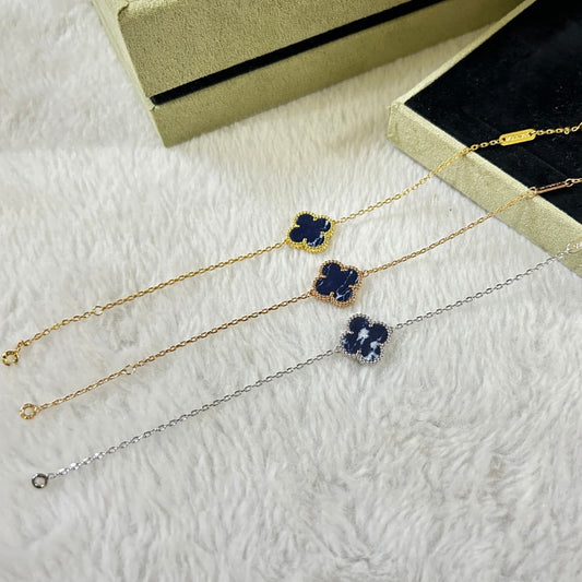 [Love Aura]CLOVER 1 MOTIF PIETERSITE BRACELET