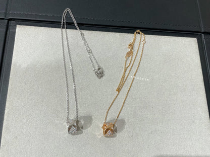 [Love Aura]LIENS EVIDENCE DIAMOND PAVED NECKLACE