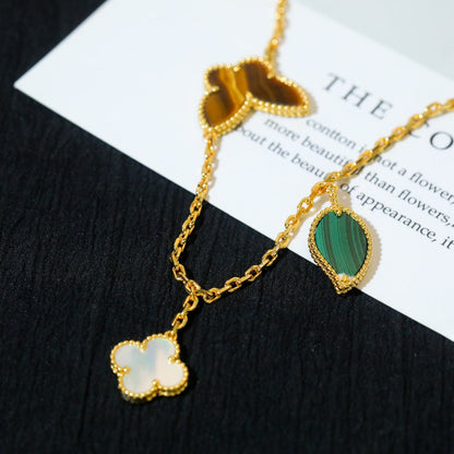 [Love Aura]LUCKY SPRING 5 MOTIF GOLD BRACELET