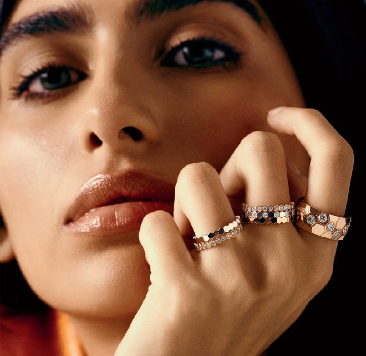 [Love Aura]BEE LOVE DIAMOND LARGE RING