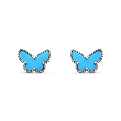 [Love Aura]BUTTERFLY TURQUOISE EARRINGS SILVER