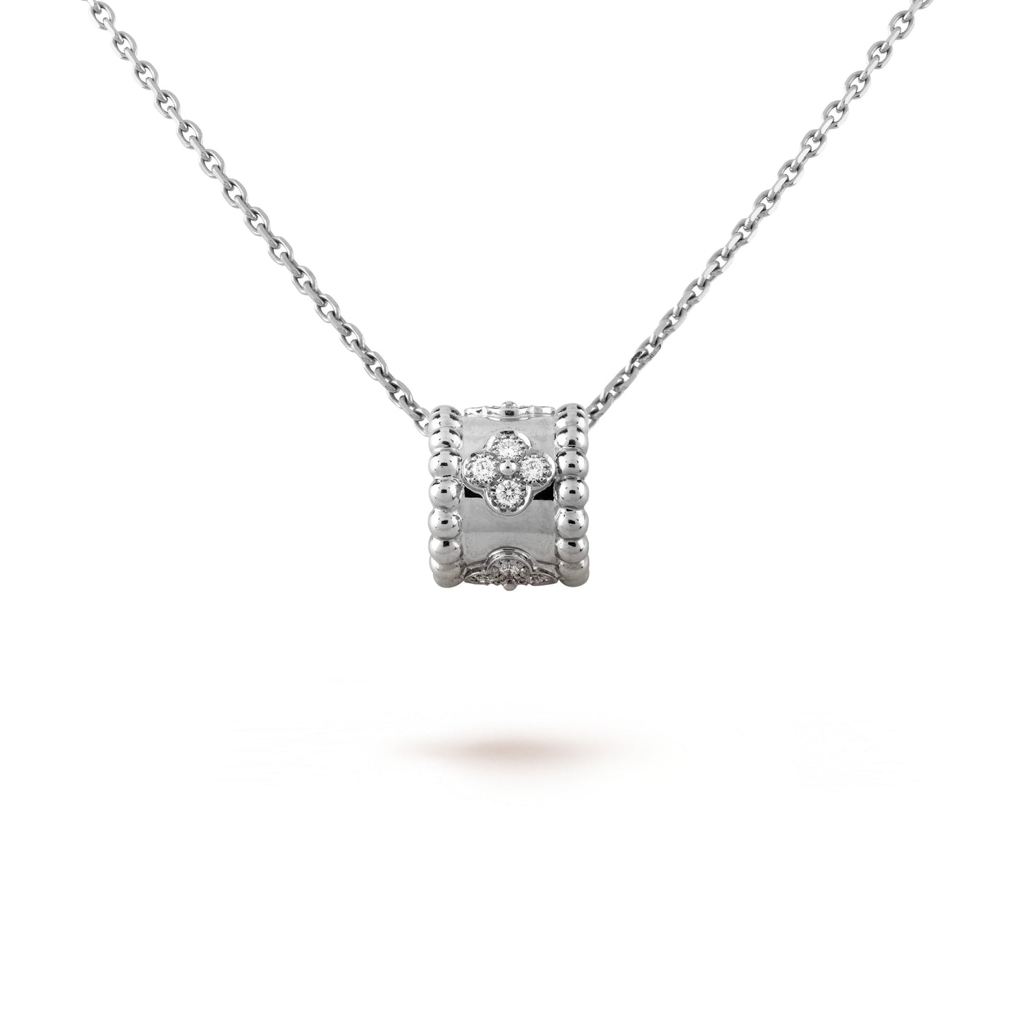 [Love Aura]PERLEE PEDANT SIVLER DIAMOND NECKLACE