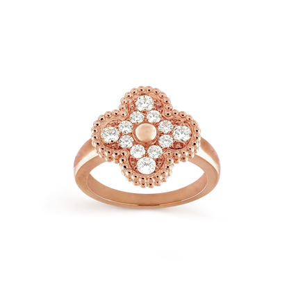 [Love Aura]CLOVER DIAMOND RING
