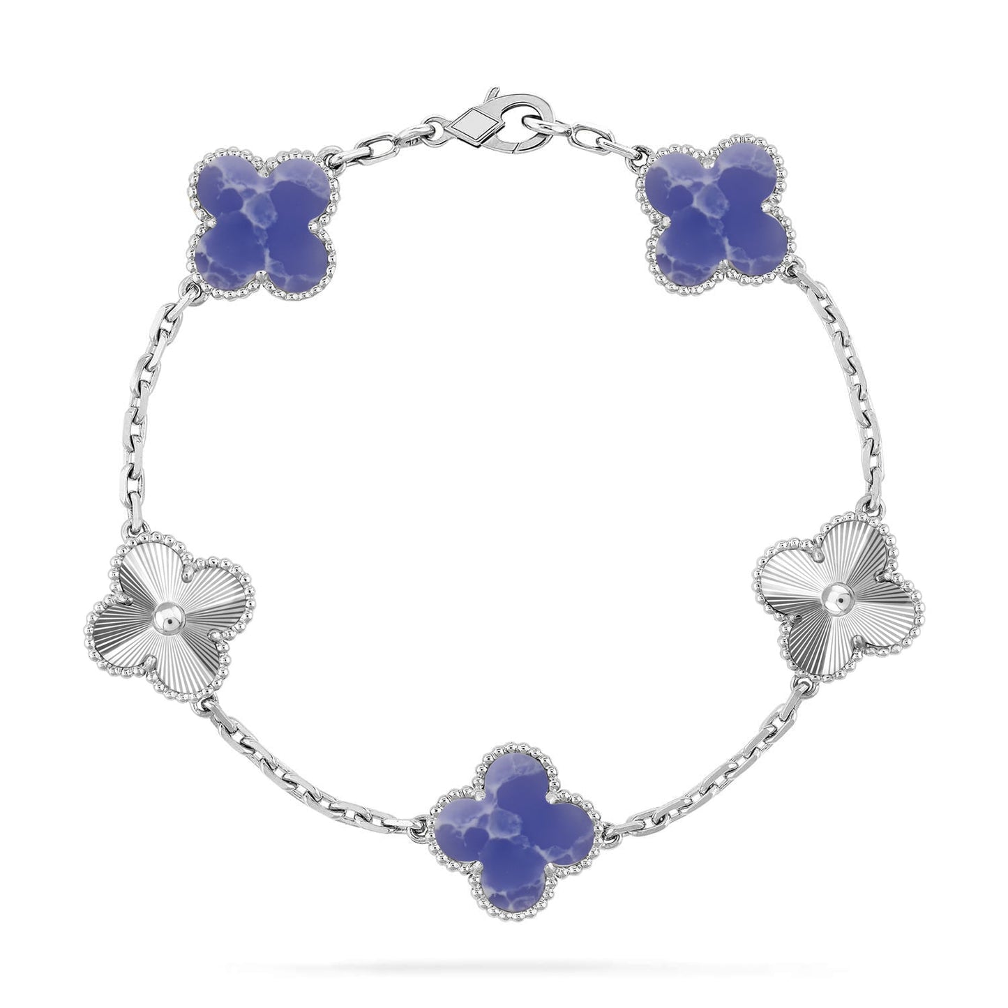 [Love Aura]CLOVER 5 MOTIF BLUE VEINS BRACELET COLLECTION
