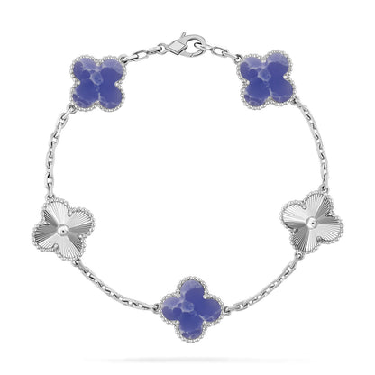 [Love Aura]CLOVER 5 MOTIF BLUE VEINS BRACELET COLLECTION