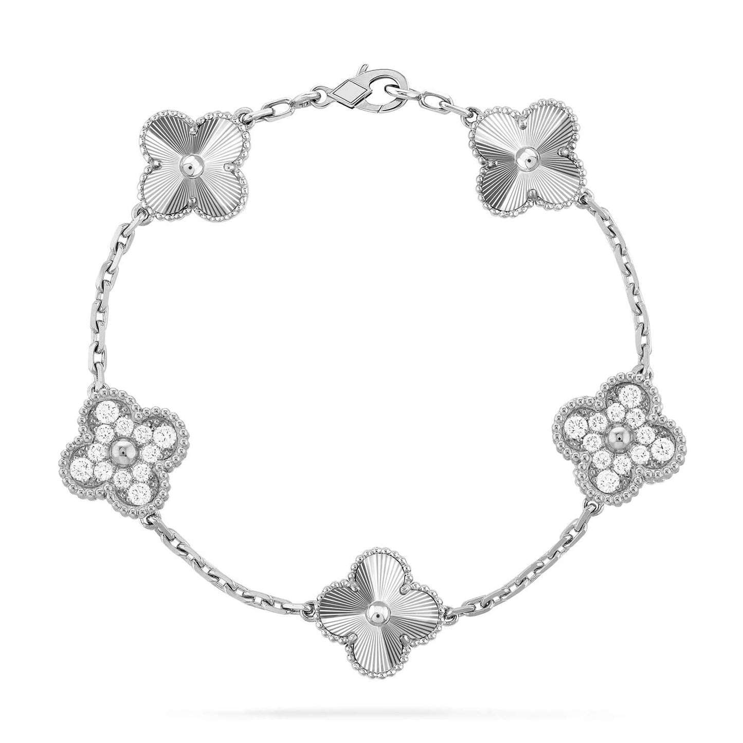 [Love Aura] CLOVER 5 MOTIF LASER BRACELET COLLECTION
