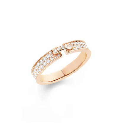[Love Aura]ALLIANCE LIENS VIDENCE PAVED DIAMOND 4MM RING