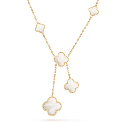 [Love Aura]CLOVER MOTHER OF PEARL NECKLACE 6 MOTIF