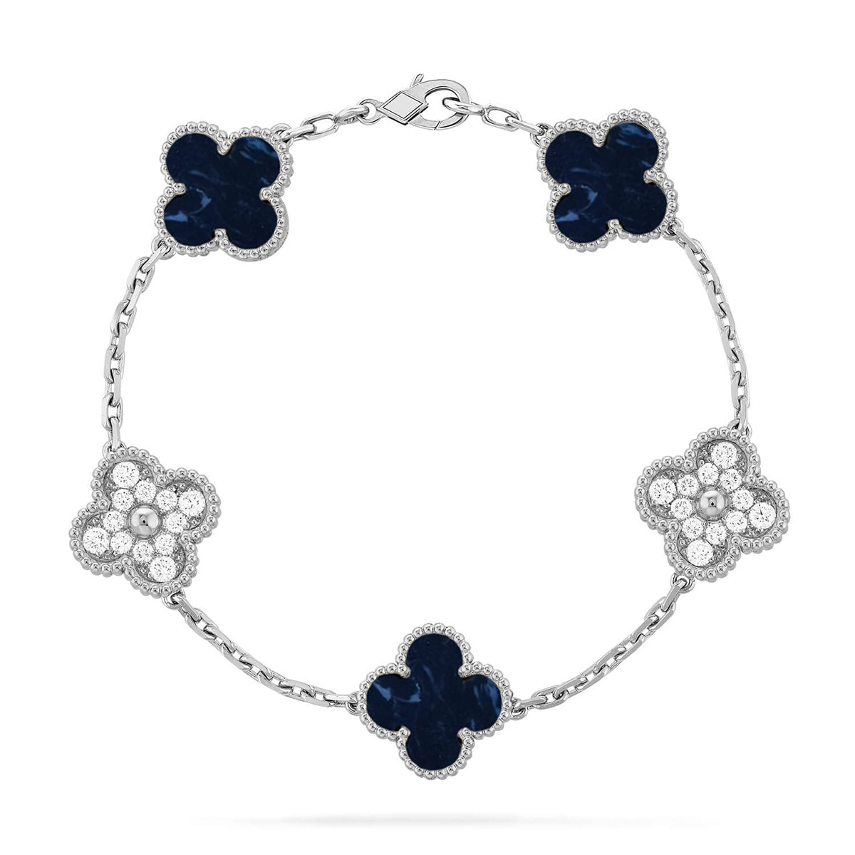 [Love Aura]CLOVER 5 MOTIF PIETERSITE BRACELET COLLECTION