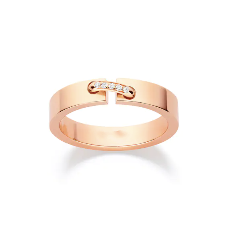 [Love Aura]ALLIANCE LIENS VIDENCE DIAMOND 4MM RING