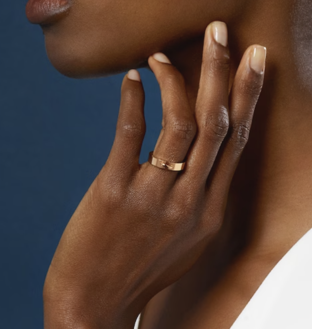 [Love Aura]ALLIANCE LIENS VIDENCE 4MM RING