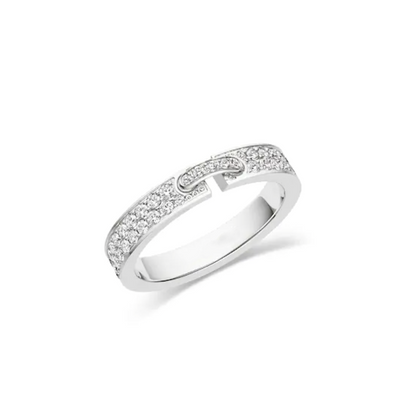 [Love Aura]ALLIANCE LIENS VIDENCE PAVED DIAMOND 4MM RING