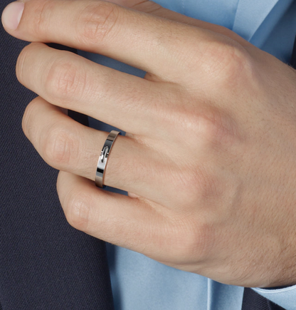 [Love Aura]ALLIANCE LIENS VIDENCE 3MM RING