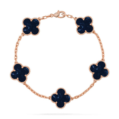 [Love Aura]CLOVER 5 MOTIF PIETERSITE BRACELET COLLECTION