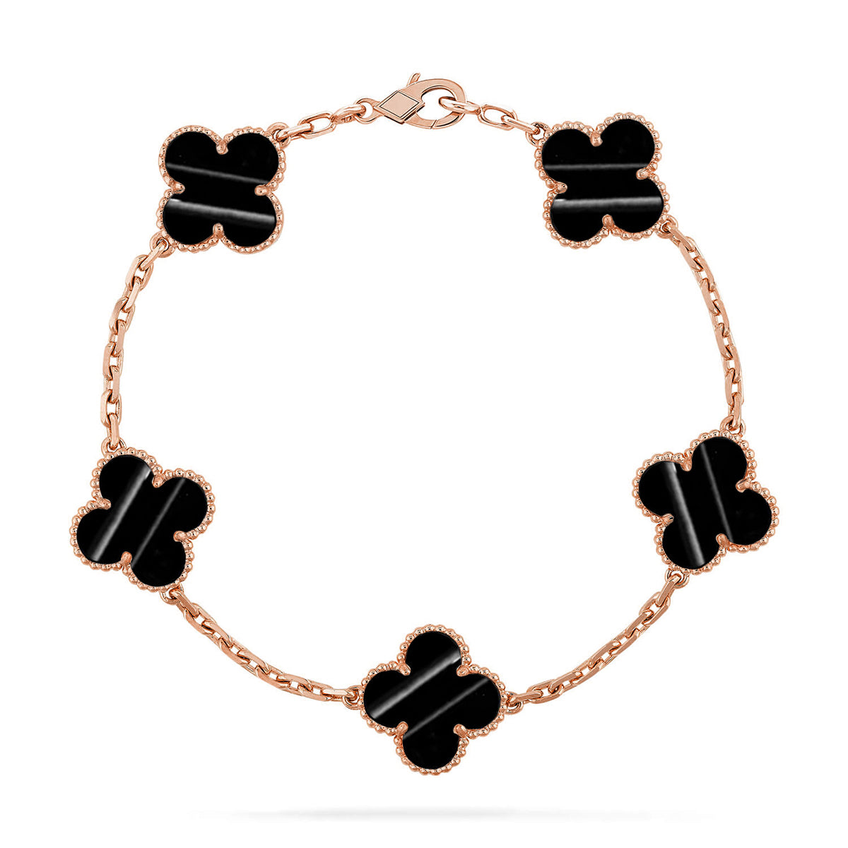 [Love Aura] CLOVER 5 MOTIF PULSAR STONE BRACELET COLLECTION
