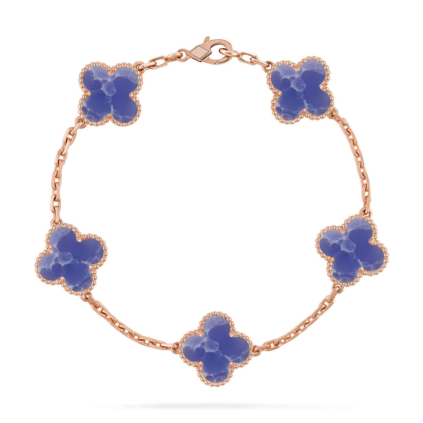 [Love Aura]CLOVER 5 MOTIF BLUE VEINS BRACELET COLLECTION