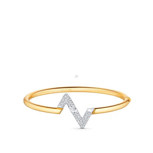 [Love Aura]VOLTE UPSITE DOWN GOLD DIAMOND BRACELET