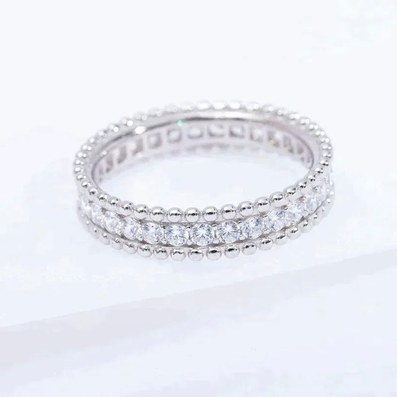 [Love Aura]PERLEE DIAMOND SILVER RING