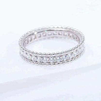 [Love Aura]PERLEE DIAMOND SILVER RING