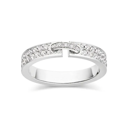 [Love Aura]ALLIANCE LIENS VIDENCE PAVED DIAMOND 4MM RING