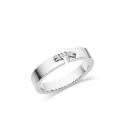 [Love Aura]ALLIANCE LIENS VIDENCE DIAMOND 4MM RING