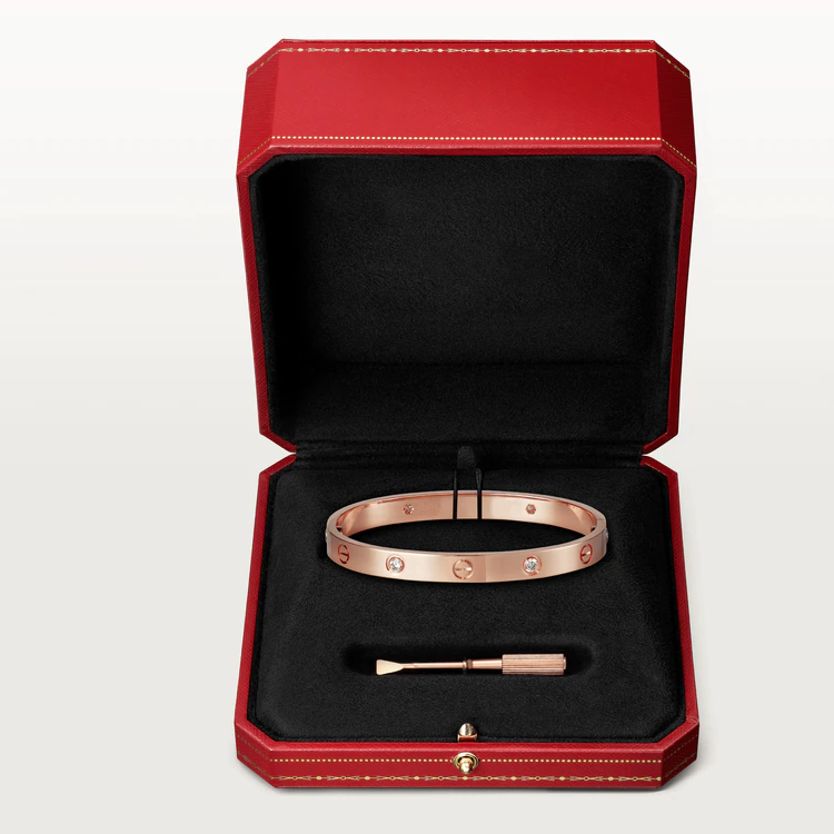 [Love Aura]LOVE BRACELET 6.1MM 4 DIAMONDS