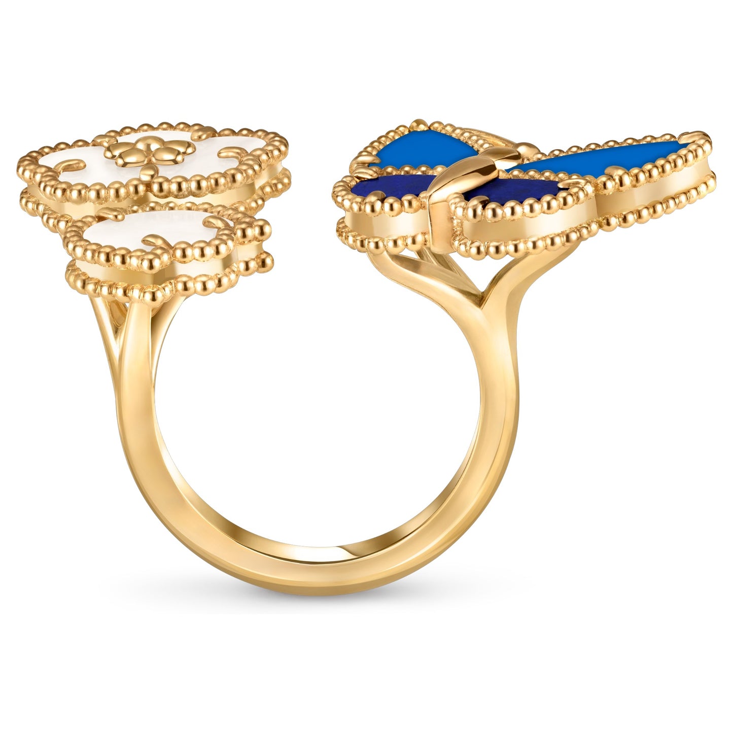 [Love Aura]LUCKY SPRING BUTTERFLY OPEN-FACE RINGS
