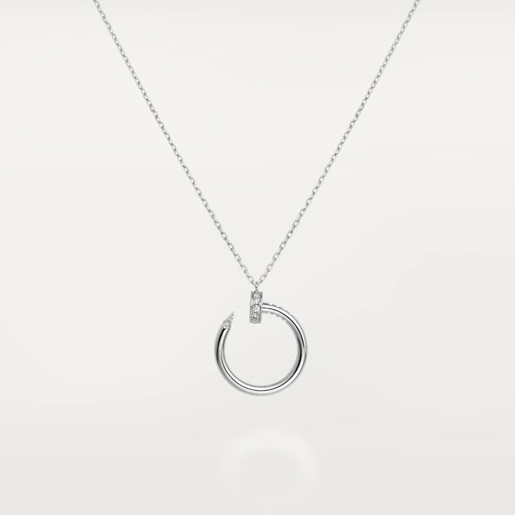 [Love Aura]JUSTE NECKLACE SILVER