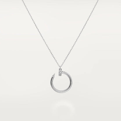[Love Aura]JUSTE NECKLACE SILVER