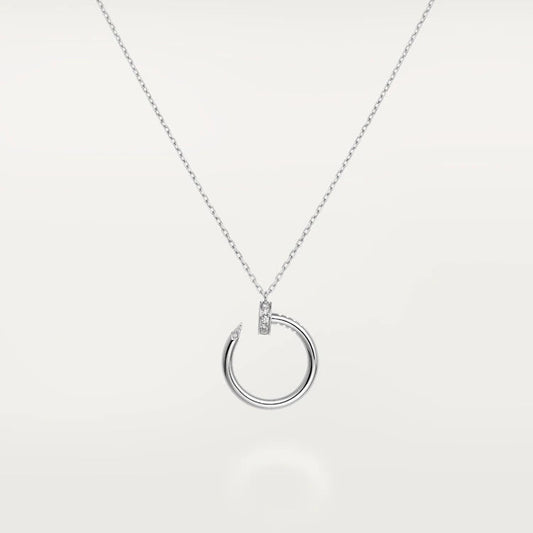 [Love Aura]JUSTE NECKLACE SILVER