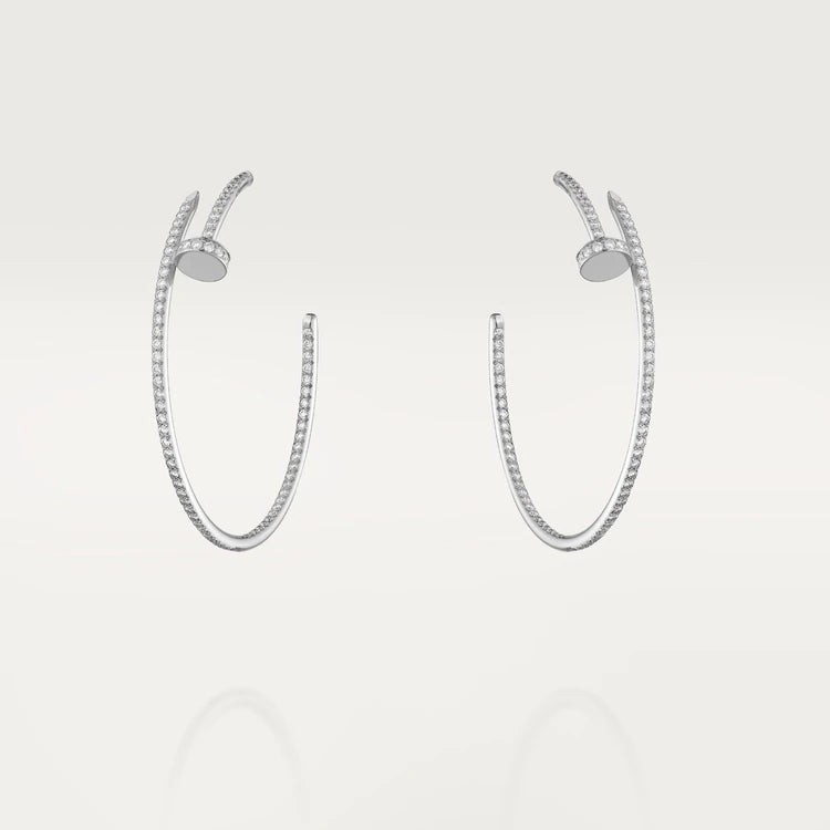 [Love Aura]JUSTE EARRINGS FULL DIAMONDS 1.8MM