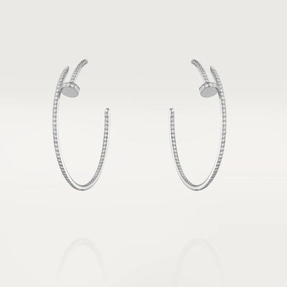 [Love Aura]JUSTE EARRINGS FULL DIAMONDS 1.8MM