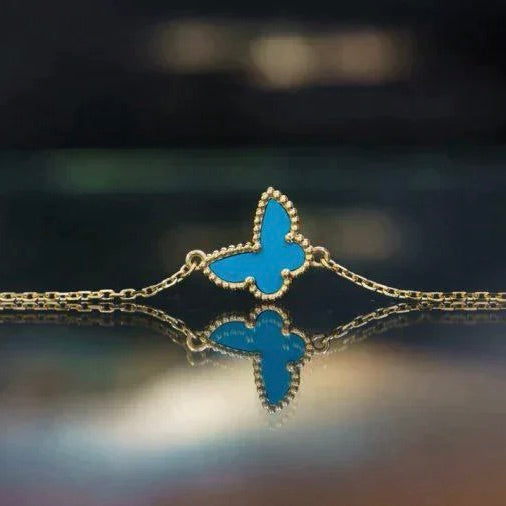 [Love Aura]BUTTERFLY TURQUOISE BUTTERFLY BRACELET