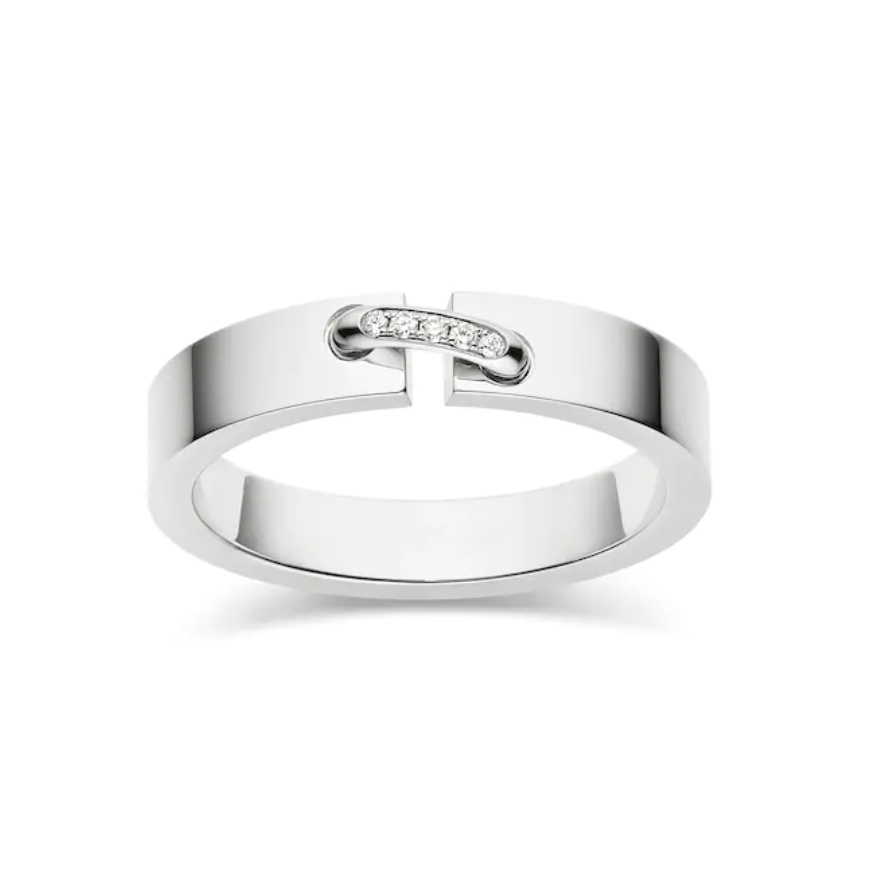 [Love Aura]ALLIANCE LIENS VIDENCE DIAMOND 4MM RING
