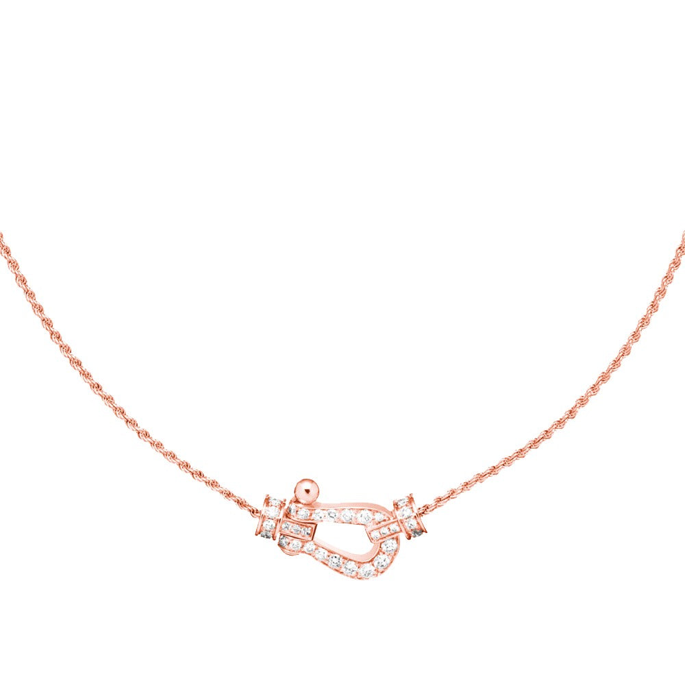 [Love Aura]FORCE 10 PINK GOLD DIAMOND NECKLACE