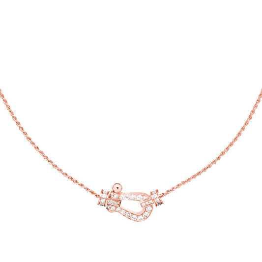 [Love Aura]FORCE 10 PINK GOLD DIAMOND NECKLACE