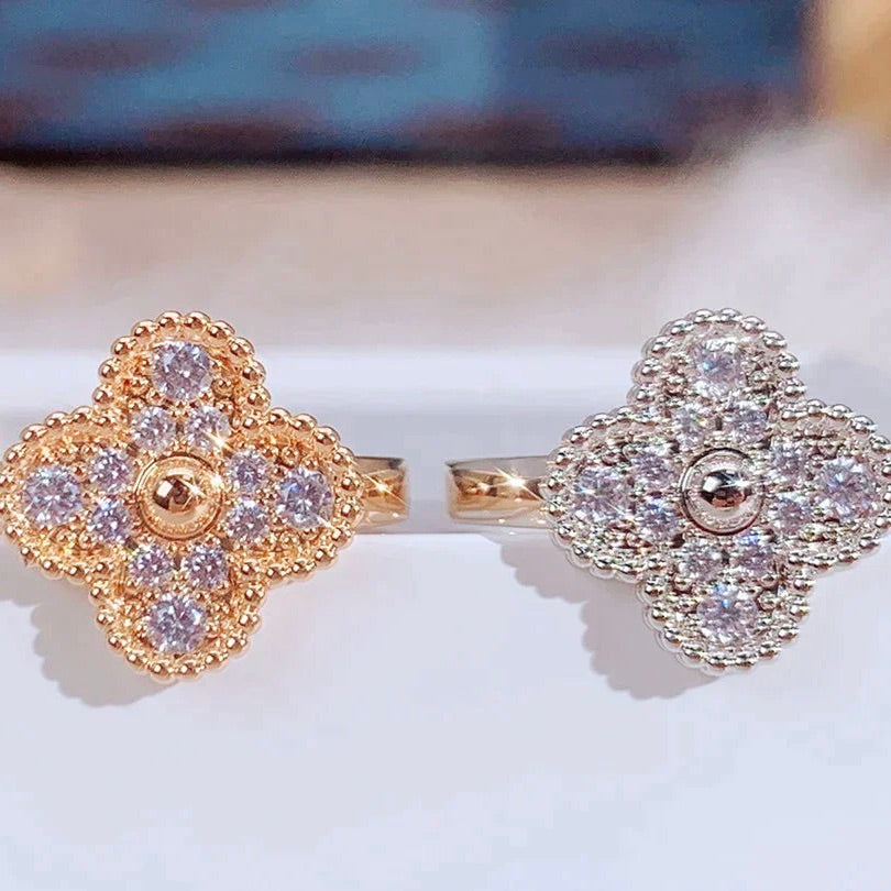 [Love Aura]CLOVER DIAMOND RING