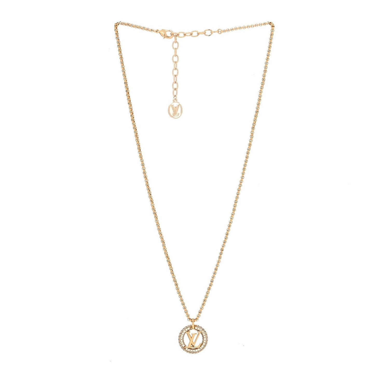 [Love Aura]BY NIGHT DIAMOND PAVED NECKLACE
