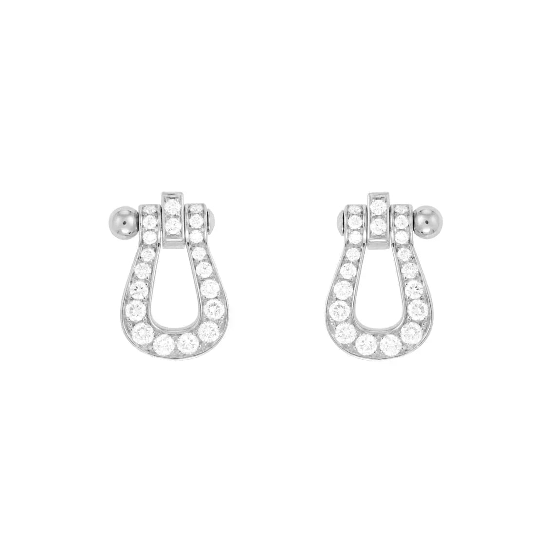 [Love Aura]FORCE 10 FULL DIAMOND STUD EARRINGS MINI MODEL
