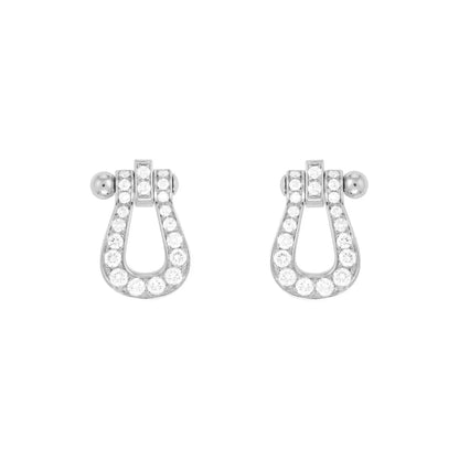 [Love Aura]FORCE 10 FULL DIAMOND STUD EARRINGS MINI MODEL