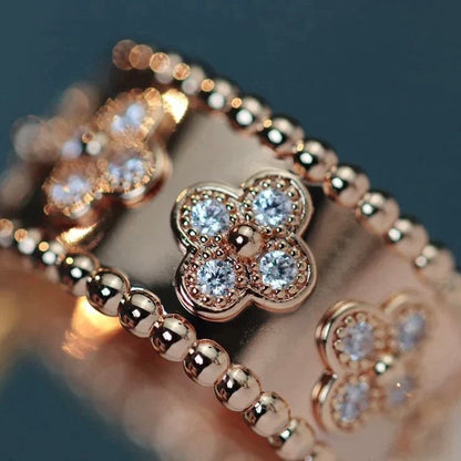 [Love Aura]CLOVER KALEIDOSCOPE RING 10MM