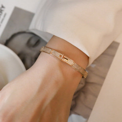 [Love Aura]KELLY BRACELET DIAMOND PAVED