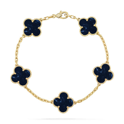 [Love Aura]CLOVER 5 MOTIF PIETERSITE BRACELET COLLECTION