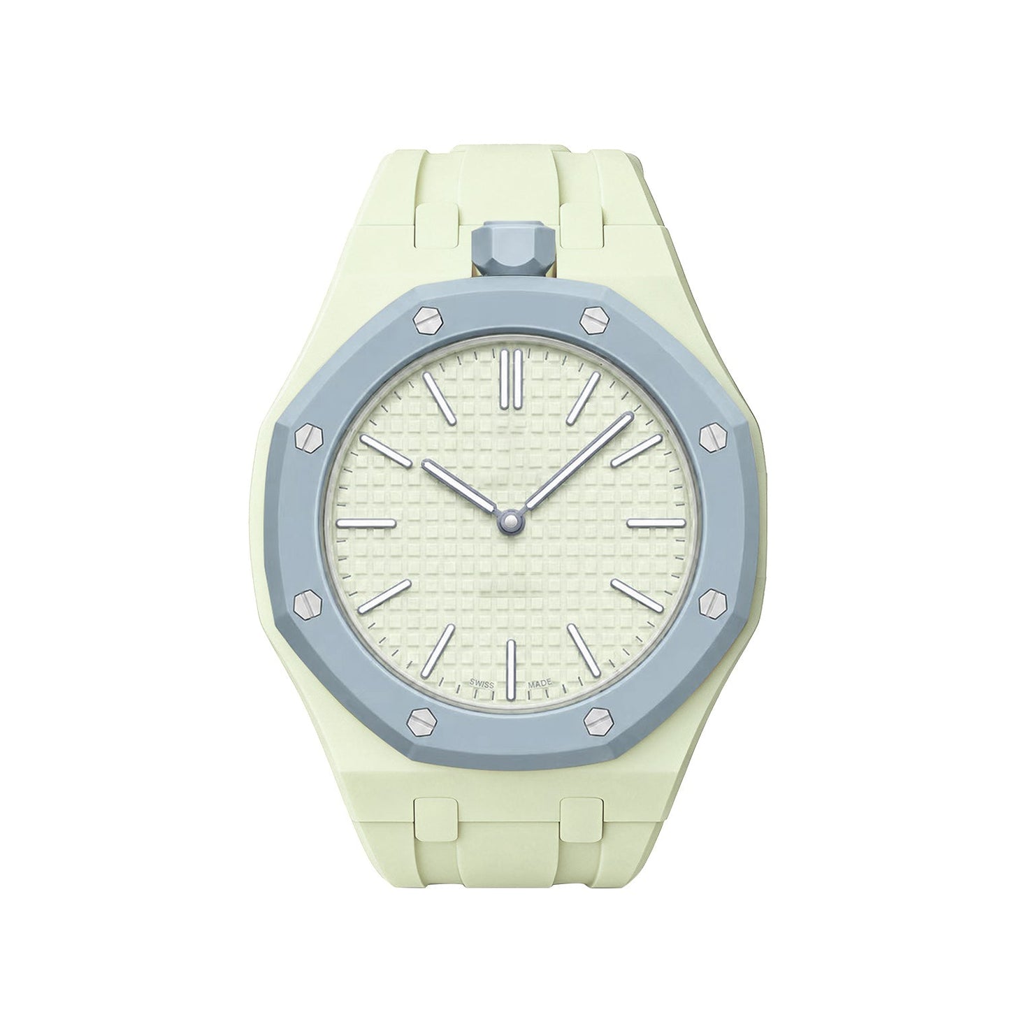Oak Pop Exclusive Creamy Yellow Silicone Strap