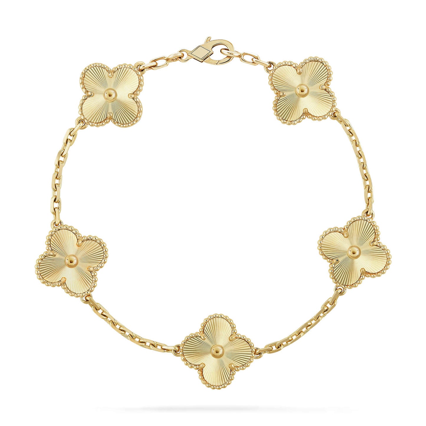 [Love Aura]CLOVER 5 FLOWERS LASER BRACELET