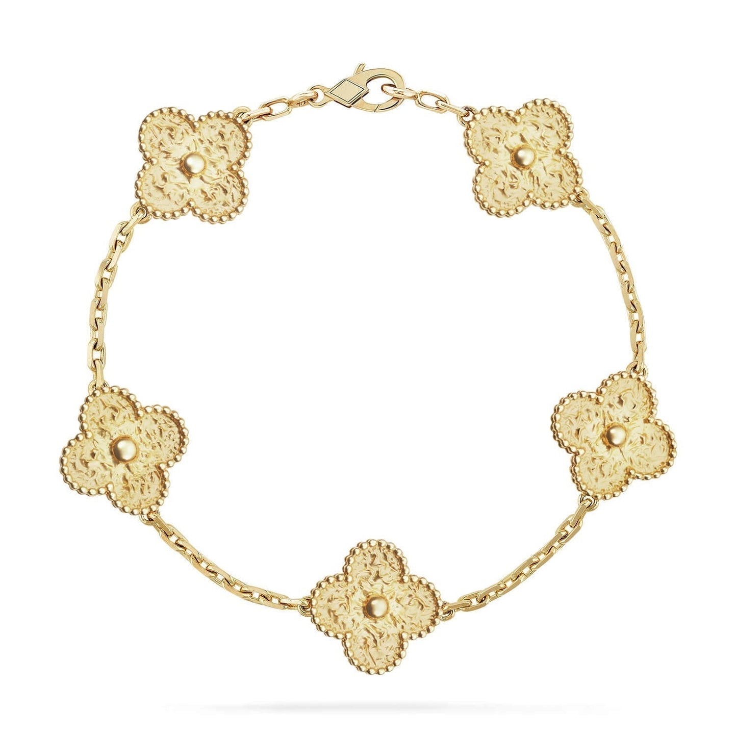 [Love Aura]CLOVER 5 MOTIFS BRONZING BRACELET