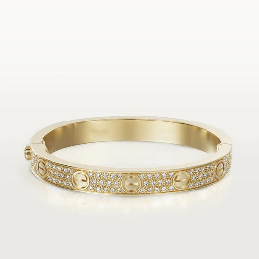 [Love Aura]LOVE BRACELET 6.1MM DIAMOND-PAVED